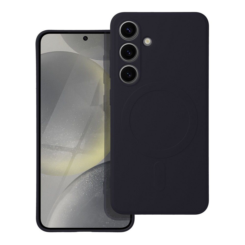 MagSafe-hoesje voor Samsung Galaxy A56 A566, OEM, Silicone Mag, Zwart