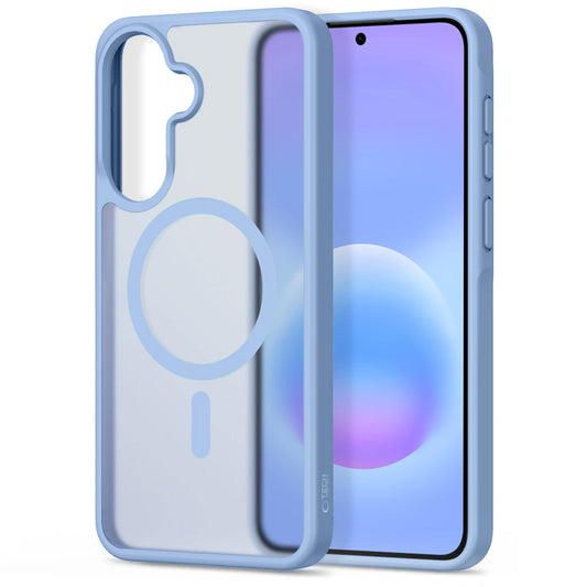 MagSafe-hoesje voor Samsung Galaxy A57 5G, Tech-Protect, Magmat, Mat Blauw