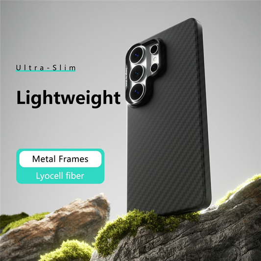 MagSafe-hoesje voor Samsung Galaxy S26 Ultra S948, Abeei, Carbon, Zwart
