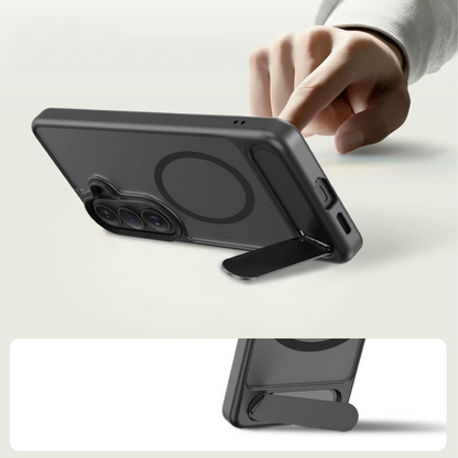 MagSafe hoesje voor Samsung Galaxy S26 S942, Tech-Protect, Magrack, Mat Zwart