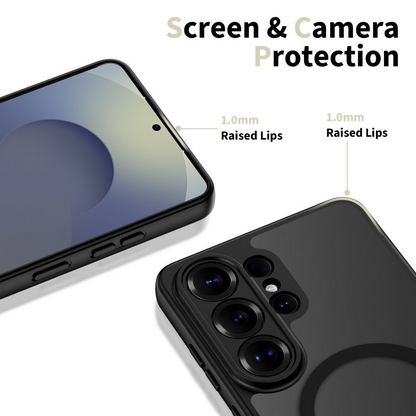 MagSafe hoesje voor Samsung Galaxy S26 Ultra S948, Tech-Protect, BasicMag, Matzwart