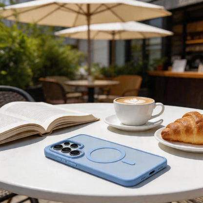 MagSafe-hoesje voor Samsung Galaxy S26 Ultra S948, Tech-Protect, Magmat, Mat Blauw