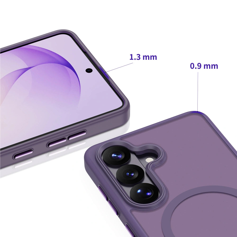 MagSafe-hoes voor Samsung Galaxy S26 S942, Tech-Protect, Magmat, Mat Paars