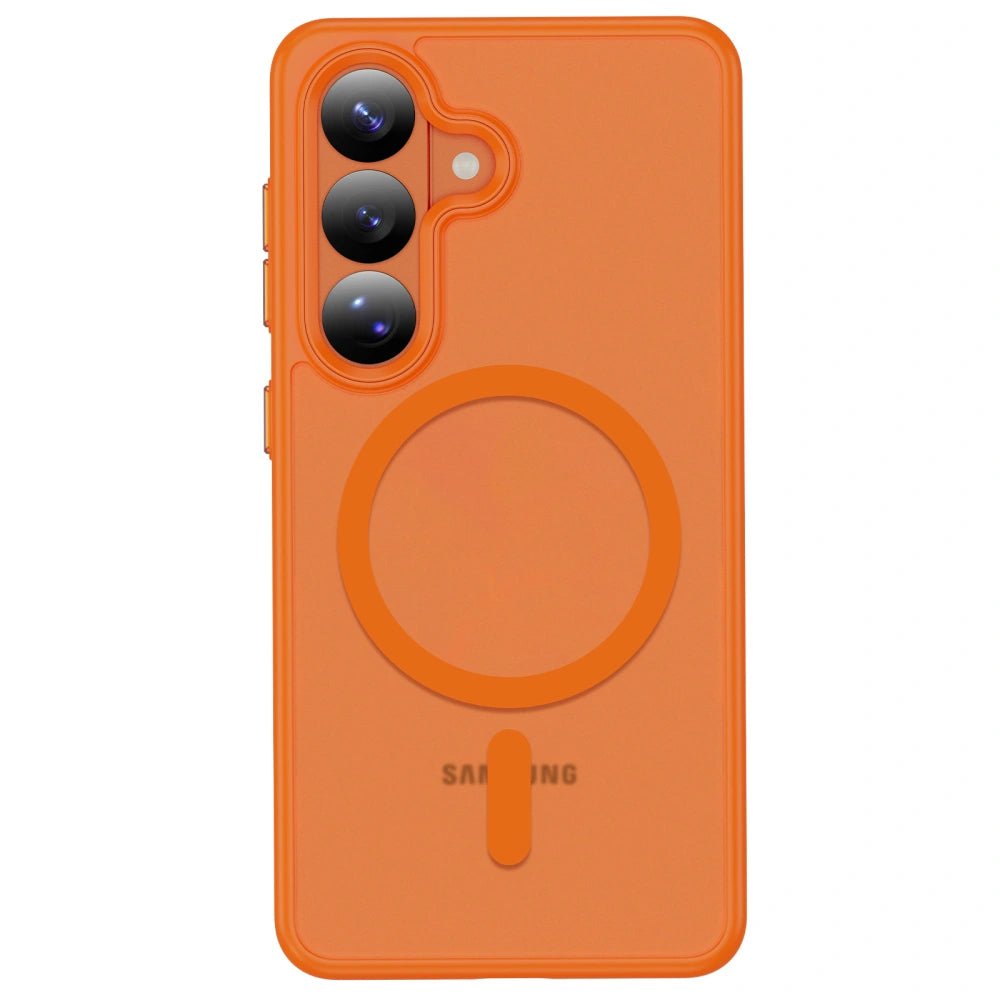 MagSafe Case for Samsung Galaxy S26 Ultra S948, Tech-Protect, Magmat, Matte Orange
