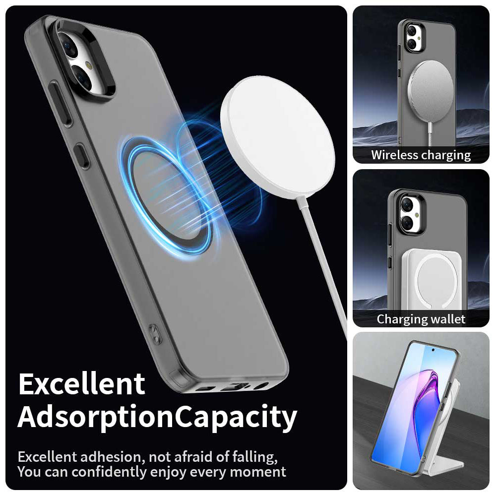 MagSafe Case for Samsung Galaxy A05 A055, Techsuit, CandyCase, Black
