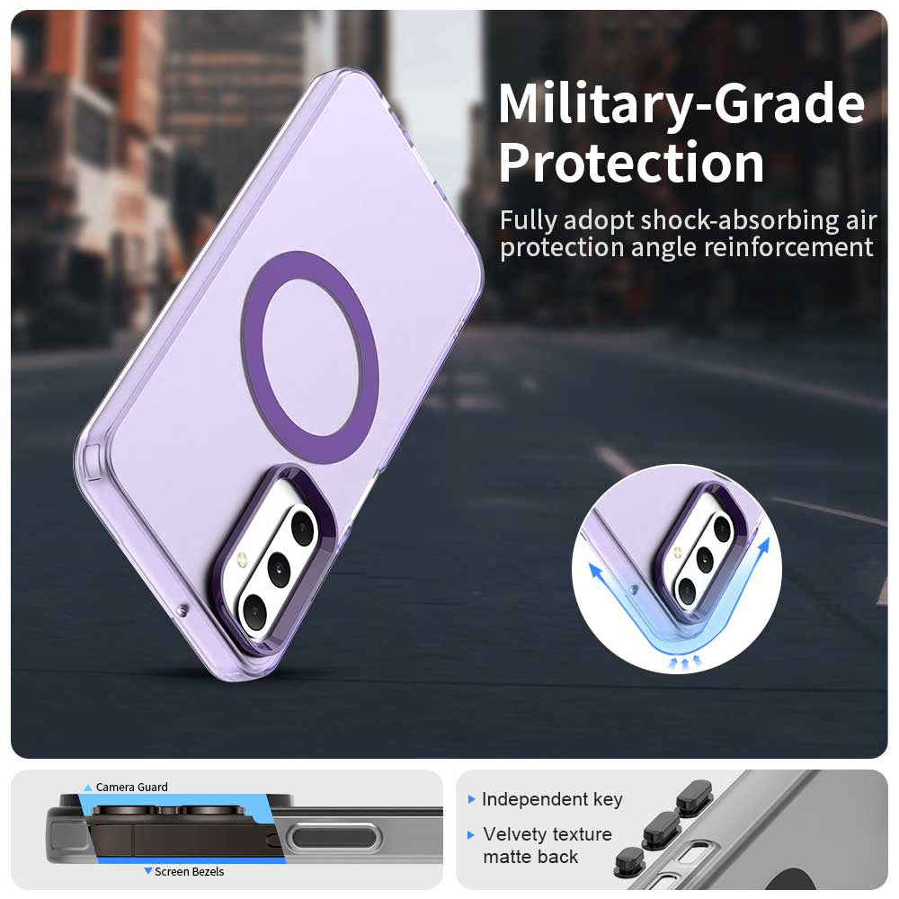 MagSafe-hoesje voor Samsung Galaxy A05s A057, Techsuit, CandyCase, Paars
