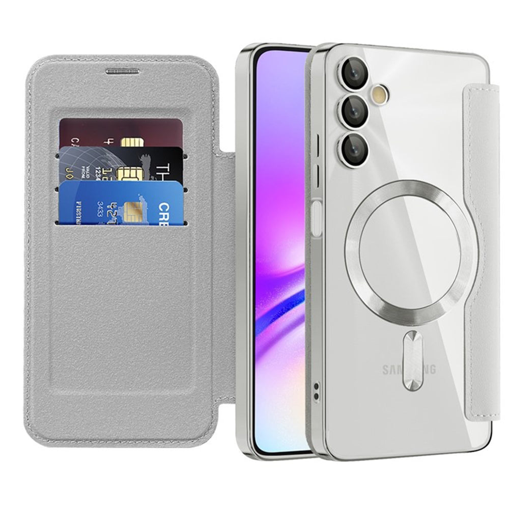 MagSafe Case for Samsung Galaxy A05s A057, Techsuit, SmartMag Book, Gray