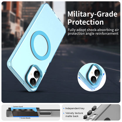 MagSafe-hoesje voor Samsung Galaxy A06 A065, Techsuit, CandyCase, Blauw