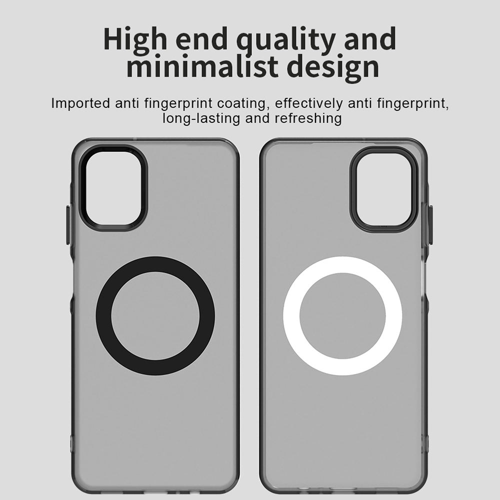 MagSafe Case for Samsung Galaxy A06 A065, Techsuit, CandyCase, Black
