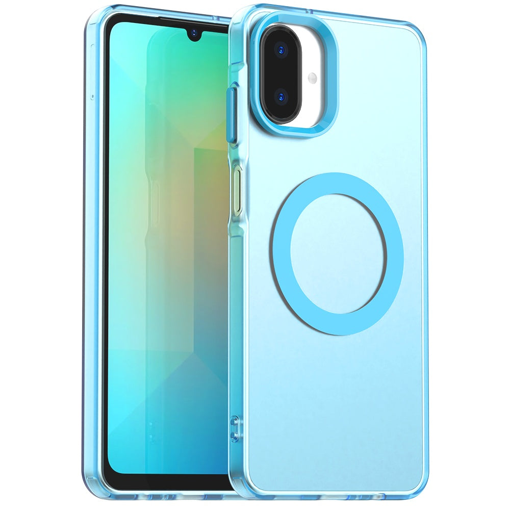 MagSafe-hoesje voor Samsung Galaxy A07 4G A075, Techsuit, CandyCase, Blauw