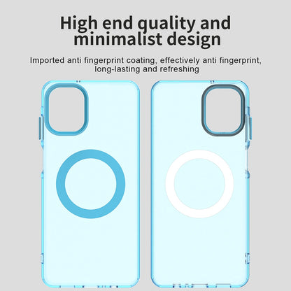 MagSafe-hoesje voor Samsung Galaxy A07 4G A075, Techsuit, CandyCase, Blauw