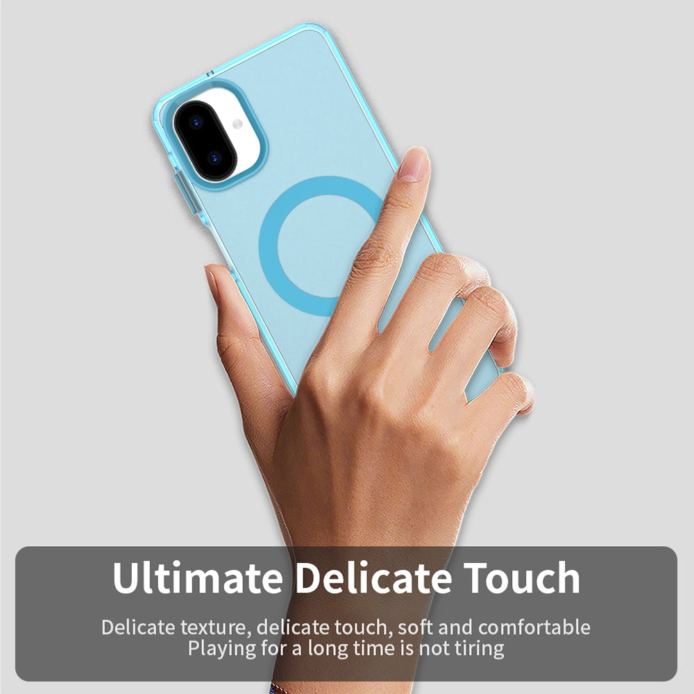 MagSafe-hoesje voor Samsung Galaxy A07 4G A075, Techsuit, CandyCase, Blauw