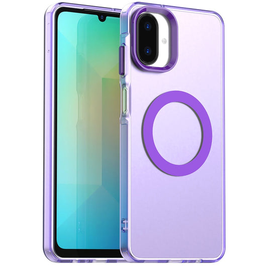 MagSafe-hoesje voor Samsung Galaxy A07 4G A075, Techsuit, CandyCase, Paars