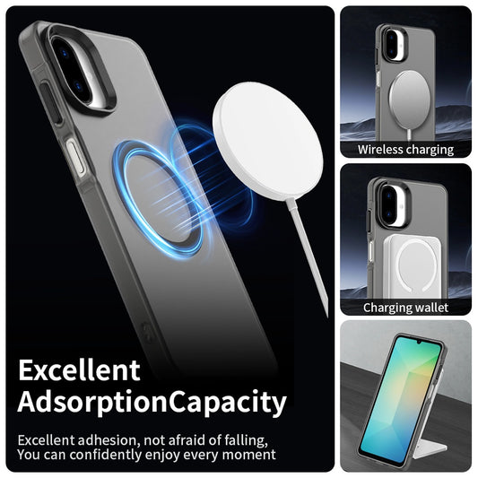MagSafe-hoesje voor Samsung Galaxy A07 4G A075, Techsuit, CandyCase, Zwart