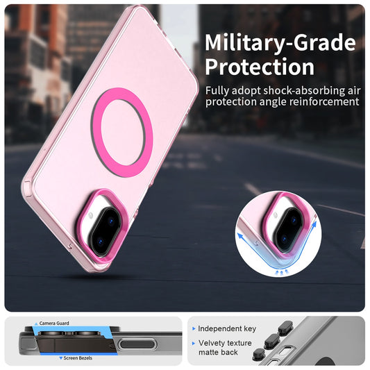 MagSafe-hoesje voor Samsung Galaxy A07 4G A075, Techsuit, CandyCase, Roze