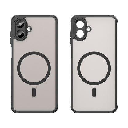 MagSafe-hoesje voor Samsung Galaxy A07 4G A075, Techsuit, HaloFrost II, Zwart