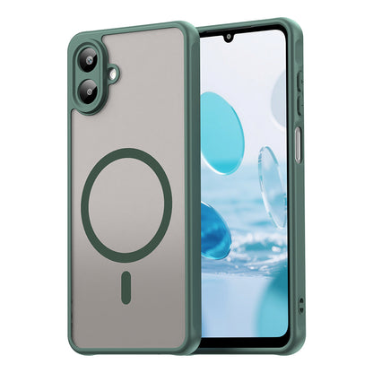 MagSafe-hoesje voor Samsung Galaxy A07 4G A075, Techsuit, HaloFrost II, Groen