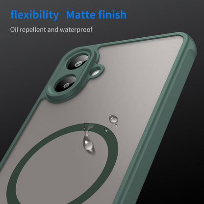 MagSafe-hoesje voor Samsung Galaxy A07 4G A075, Techsuit, HaloFrost II, Groen