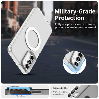 MagSafe-hoesje voor Samsung Galaxy A15 5G A156 / A15 A155, Techsuit, CandyCase, Wit