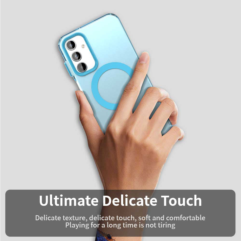 MagSafe-hoesje voor Samsung Galaxy A15 5G A156 / A15 A155, Techsuit, CandyCase, Blauw