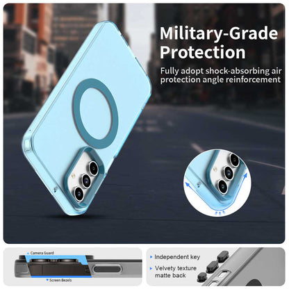 MagSafe-hoesje voor Samsung Galaxy A15 5G A156 / A15 A155, Techsuit, CandyCase, Blauw
