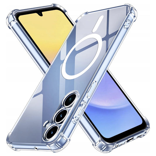 MagSafe-hoesje voor Samsung Galaxy A15 5G A156 / A15 A155, Techsuit, schokbestendig, transparant