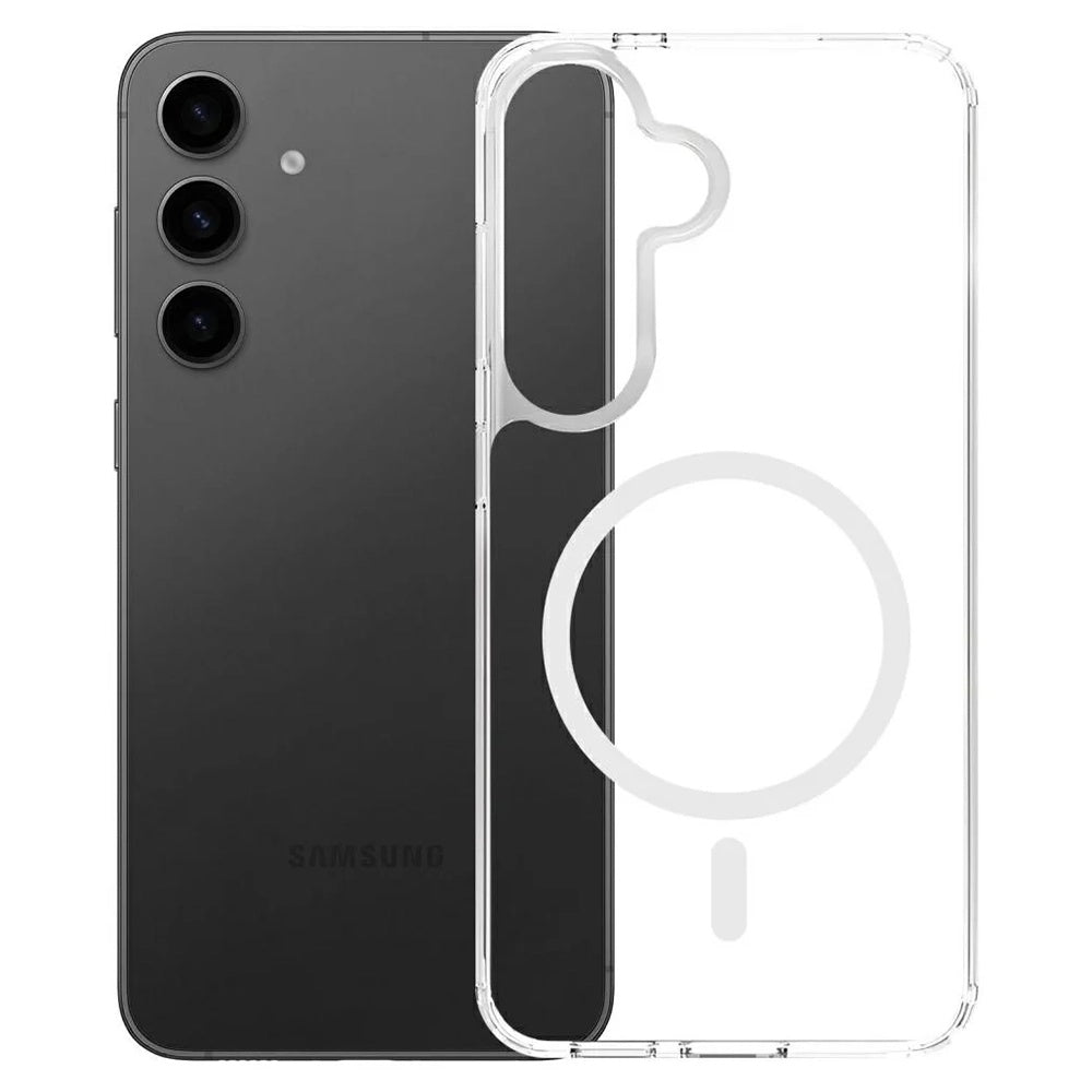 MagSafe-hoes voor Samsung Galaxy A16 5G A166 / A16 4G A165, 3MK, Armor MagCase, Transparant