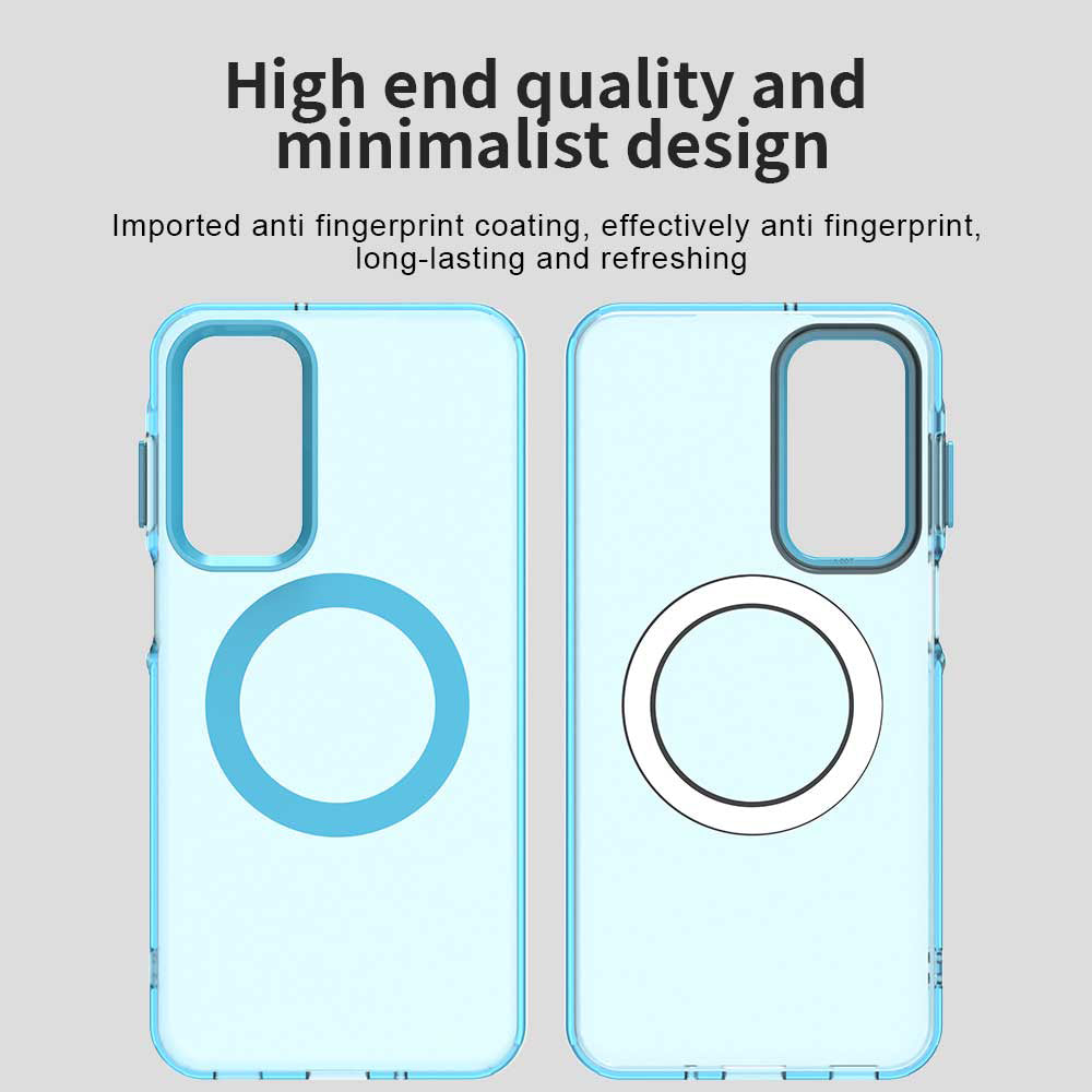 MagSafe-hoesje voor Samsung Galaxy A16 5G A166 / A16 4G A165, Techsuit, CandyCase, Blauw