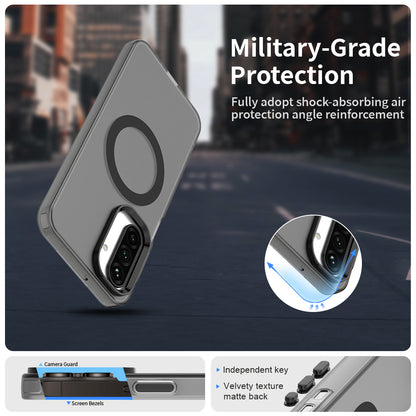 MagSafe-hoesje voor Samsung Galaxy A17 5G, Techsuit, CandyCase, Zwart