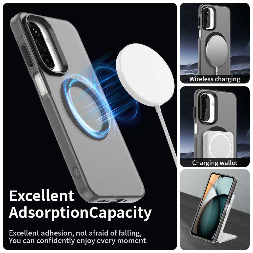 MagSafe-hoesje voor Samsung Galaxy A17 5G, Techsuit, CandyCase, Zwart