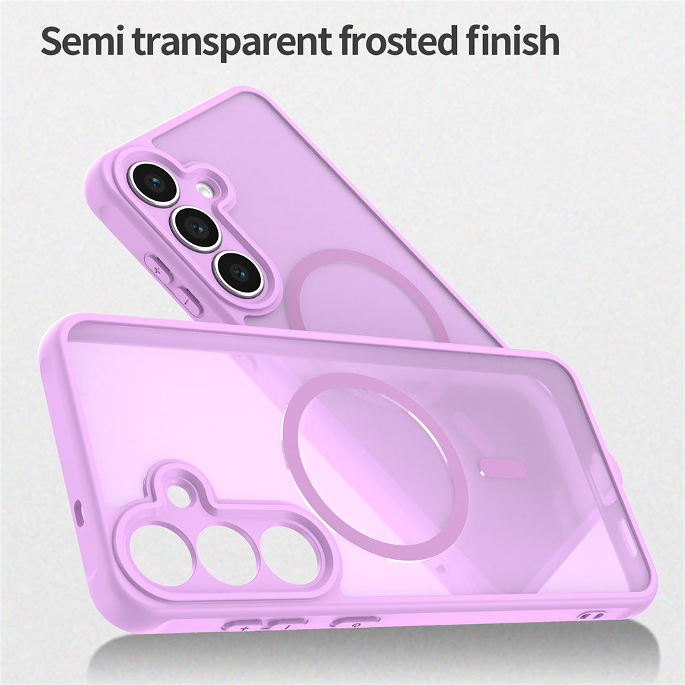MagSafe Case for Samsung Galaxy A17 5G, Techsuit, HaloFrost II, Pink