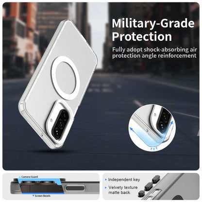 MagSafe-hoesje voor Samsung Galaxy A26 A266, Techsuit, CandyCase, Wit