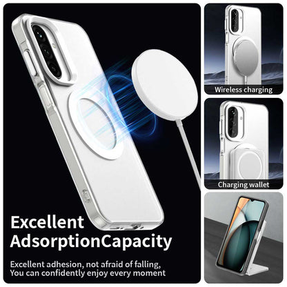 MagSafe-hoesje voor Samsung Galaxy A26 A266, Techsuit, CandyCase, Wit