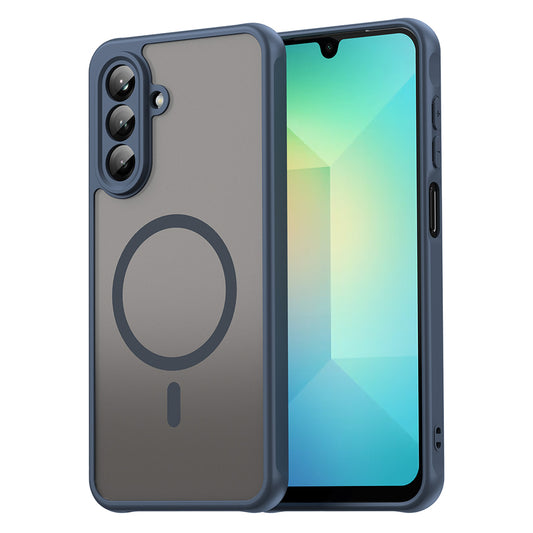 MagSafe-hoesje voor Samsung Galaxy A26 A266, Techsuit, HaloFrost II, Marineblauw