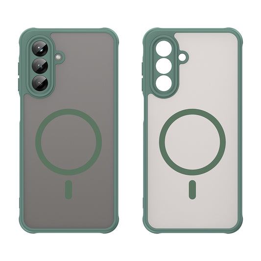 MagSafe-hoes voor Samsung Galaxy A26 A266, Techsuit, HaloFrost II, Groen