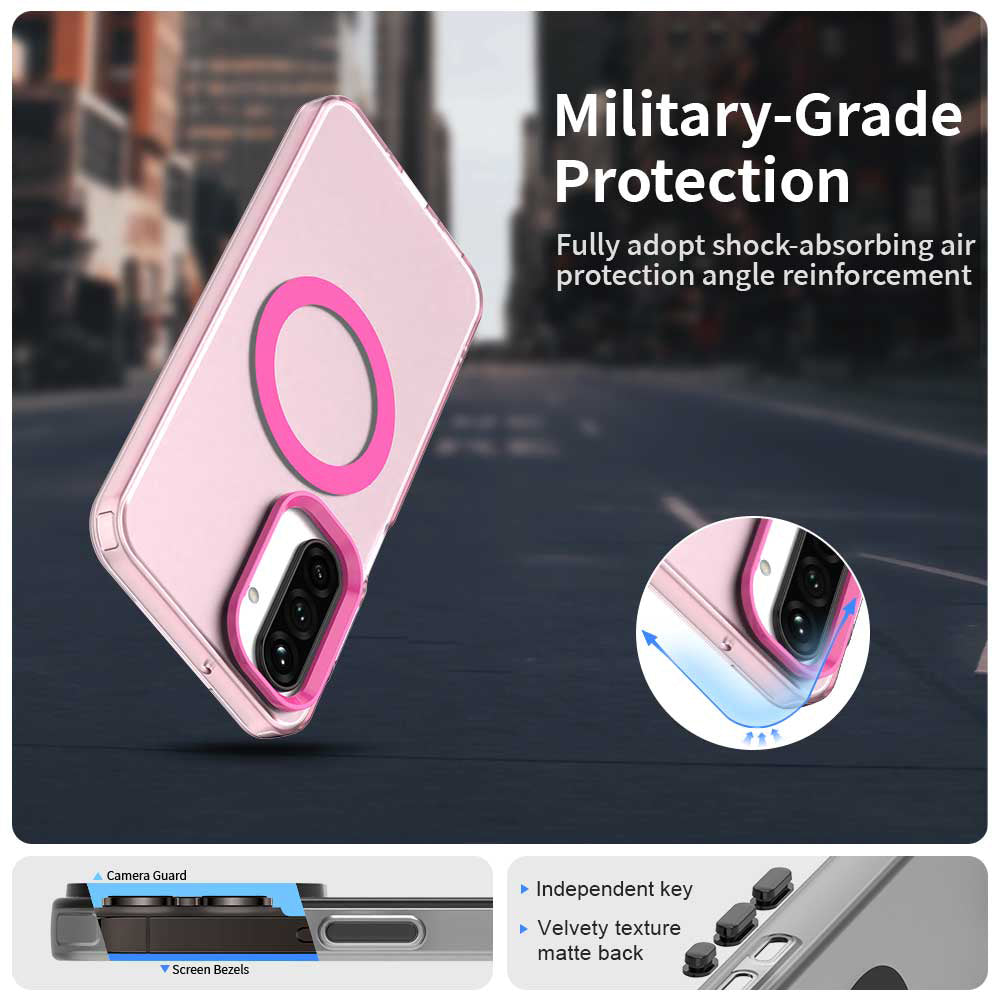 MagSafe-hoesje voor Samsung Galaxy A27 5G, Techsuit, CandyCase, Roze