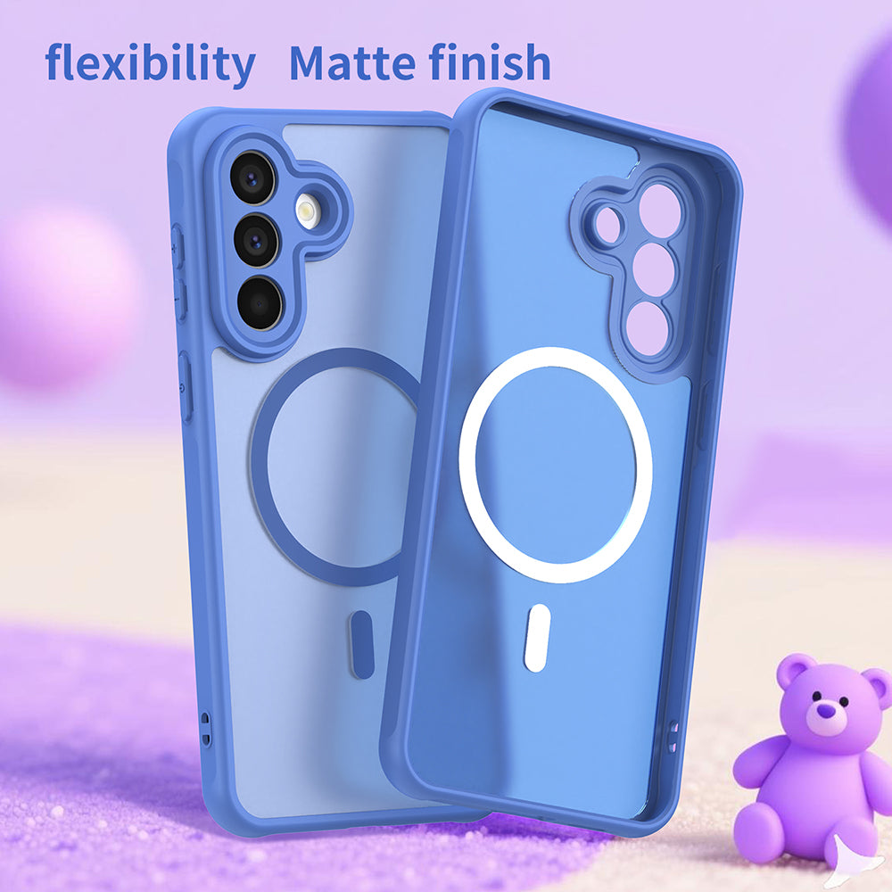 MagSafe-hoesje voor Samsung Galaxy A27 5G, Techsuit, HaloFrost II, Blauw