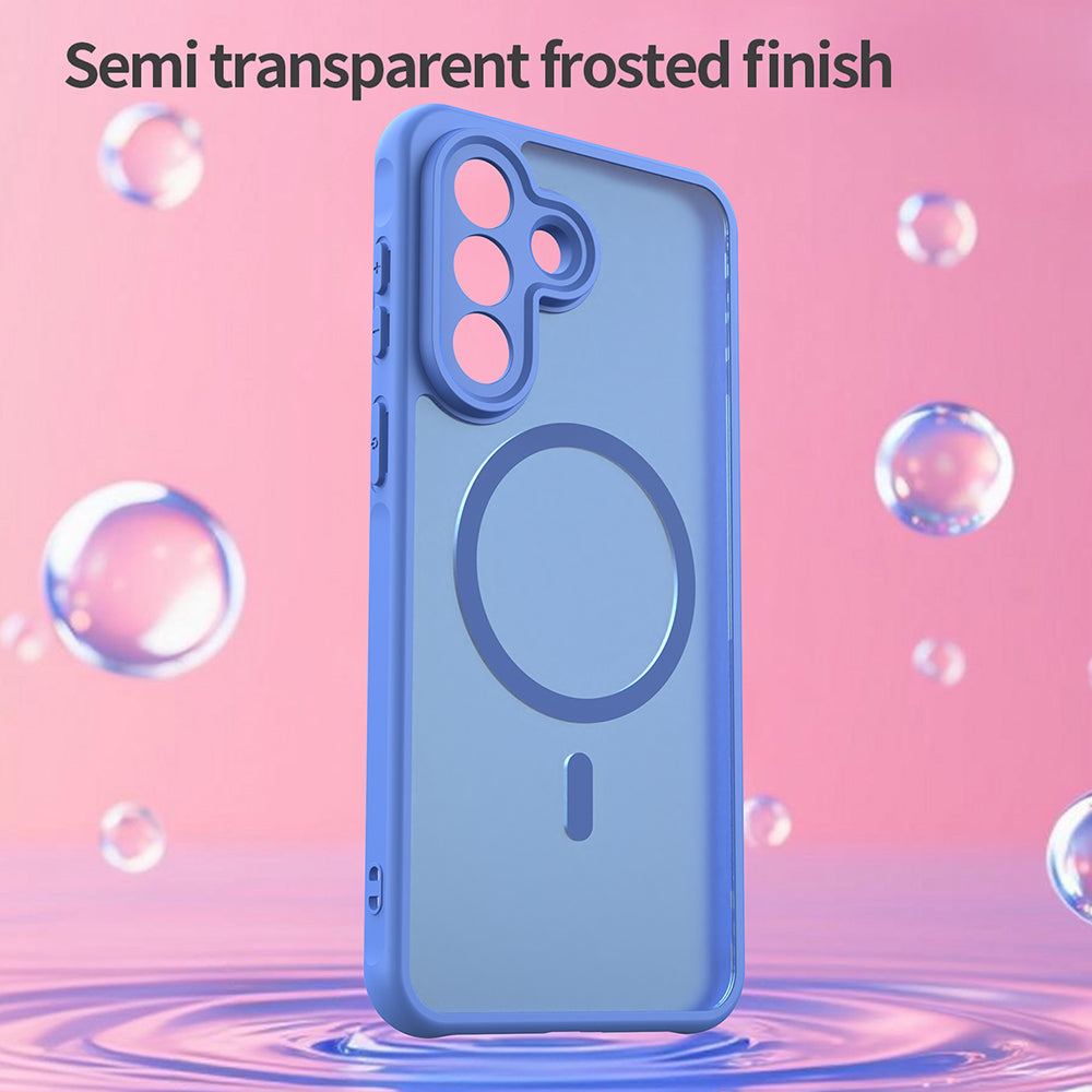 MagSafe-hoesje voor Samsung Galaxy A27 5G, Techsuit, HaloFrost II, Blauw