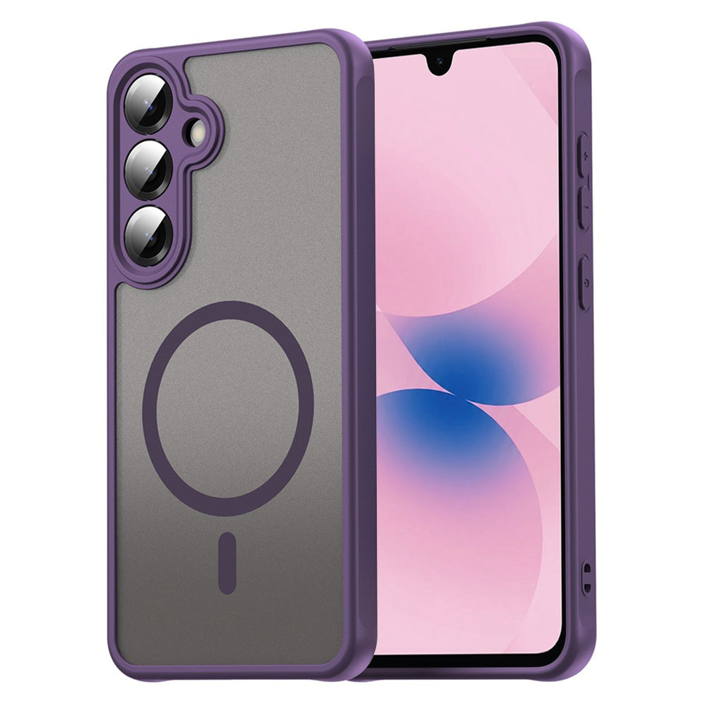 MagSafe-hoesje voor Samsung Galaxy A27 5G, Techsuit, HaloFrost II, Paars