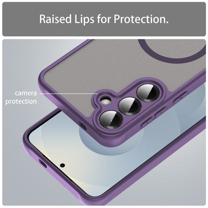 MagSafe-hoesje voor Samsung Galaxy A27 5G, Techsuit, HaloFrost II, Paars