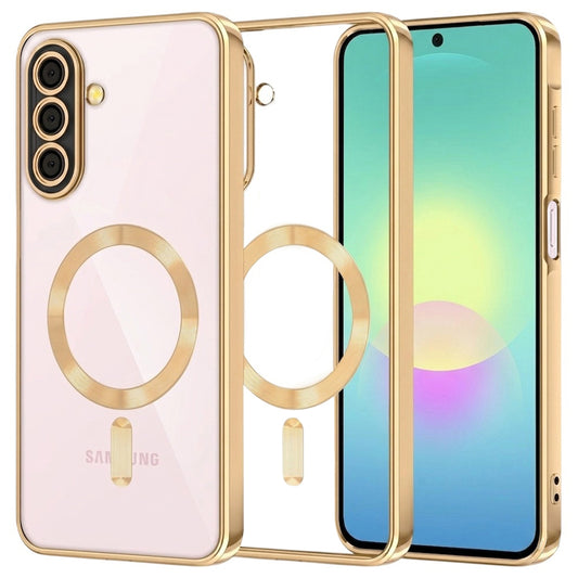 MagSafe-hoesje voor Samsung Galaxy A27 5G, Techsuit, Luxury Crystal, Goud