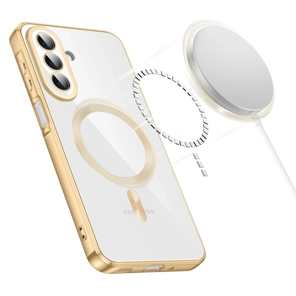 MagSafe-hoes voor Samsung Galaxy A27 5G, Techsuit, Luxury Crystal, Rood