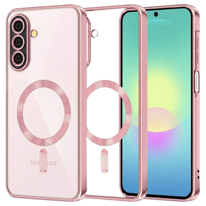 MagSafe-hoesje voor Samsung Galaxy A27 5G, Techsuit, Luxury Crystal, Roze