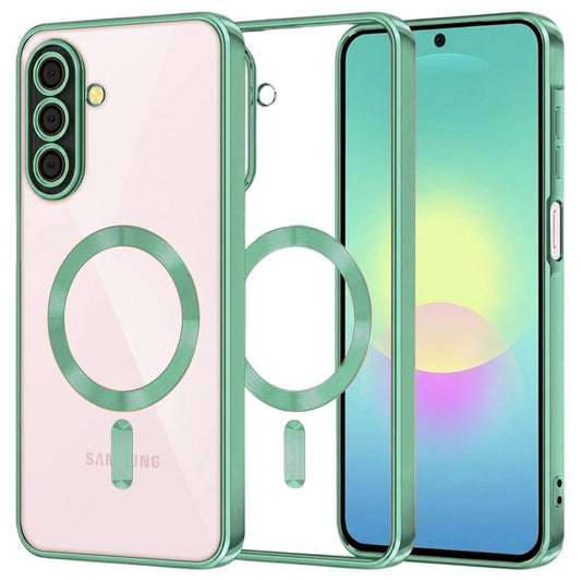 MagSafe-hoes voor Samsung Galaxy A27 5G, Techsuit, Luxury Crystal, Lichtgroen
