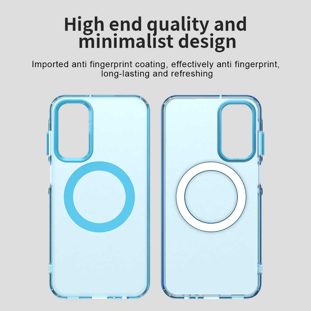 MagSafe Case for Samsung Galaxy A35 5G A356, Techsuit, CandyCase, Blue