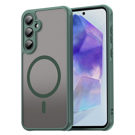 MagSafe-hoesje voor Samsung Galaxy A35 5G A356, Techsuit, HaloFrost II, Groen
