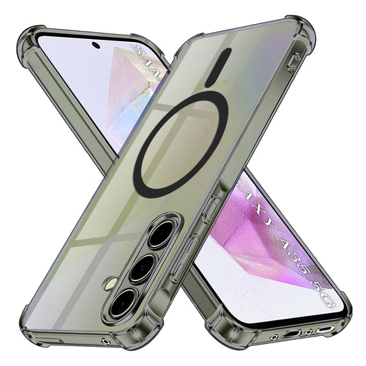 MagSafe-hoesje voor Samsung Galaxy A35 5G A356, Techsuit, Schokbestendig Transparant, Getint