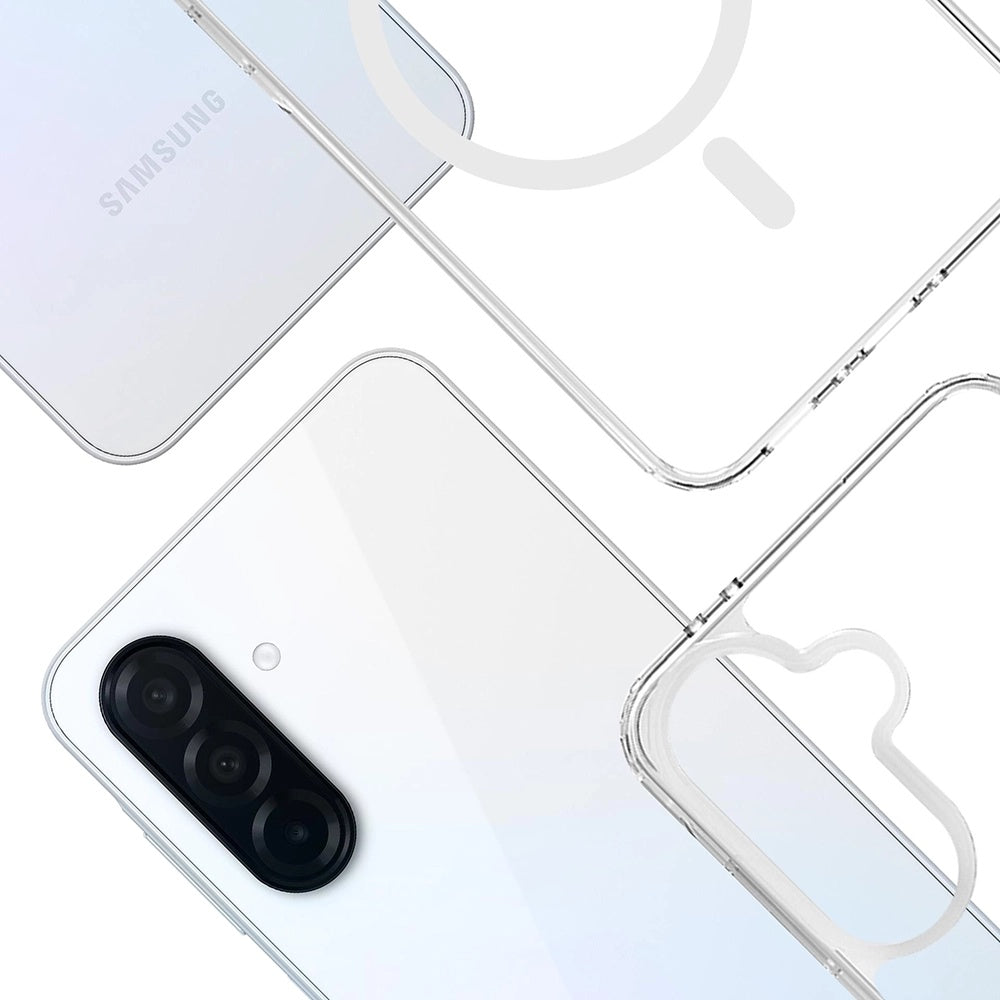 MagSafe-hoes voor Samsung Galaxy A36 A366, 3MK, Armor MagCase, Transparant