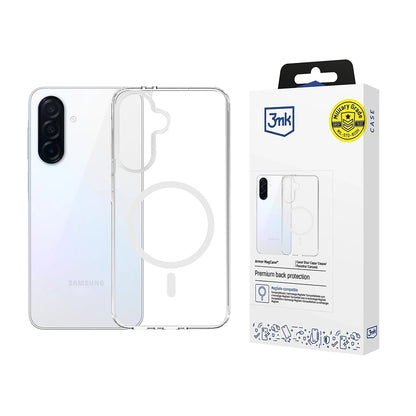 MagSafe-hoes voor Samsung Galaxy A36 A366, 3MK, Armor MagCase, Transparant