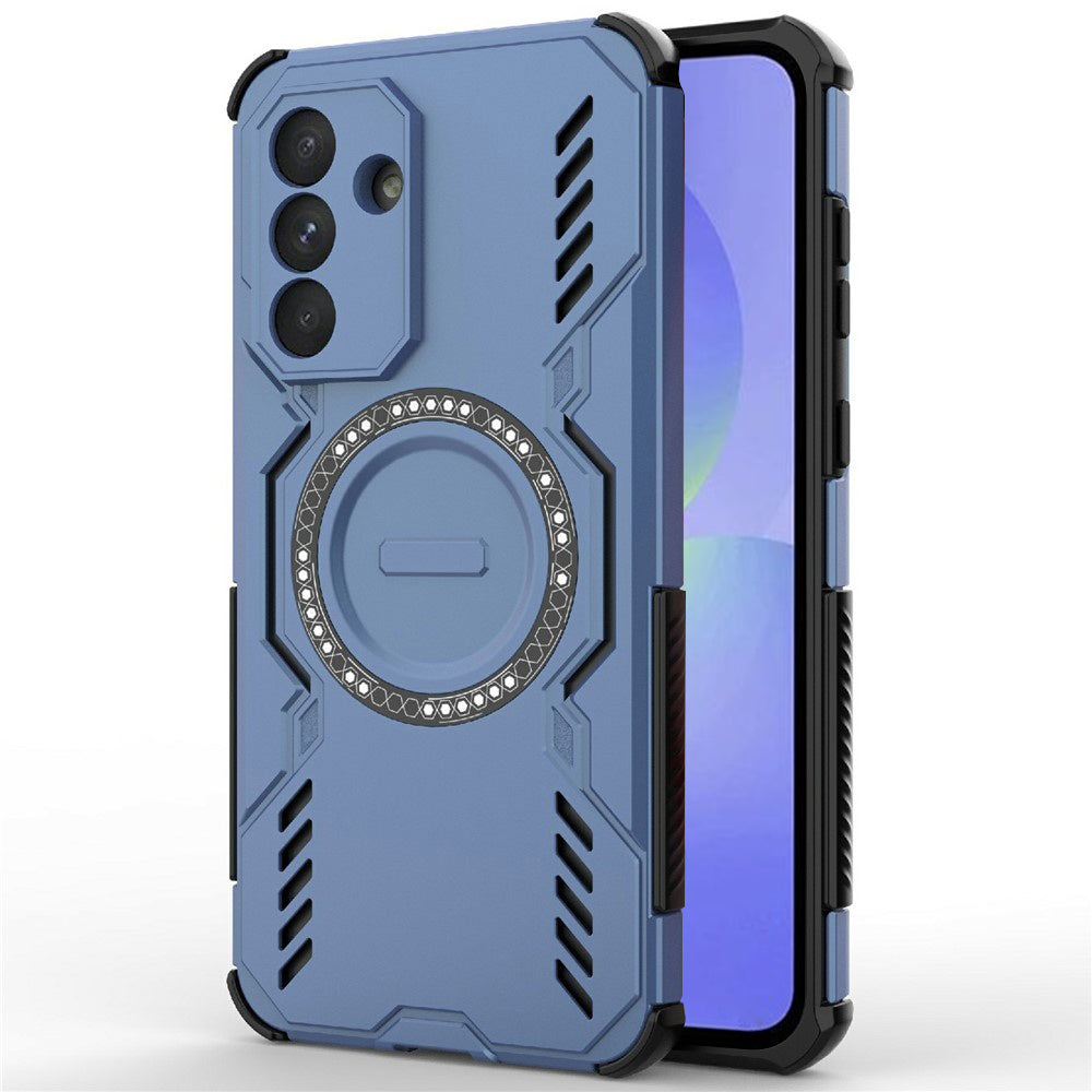 MagSafe Case for Samsung Galaxy A36 A366, Techsuit, ArmorMag, Blue